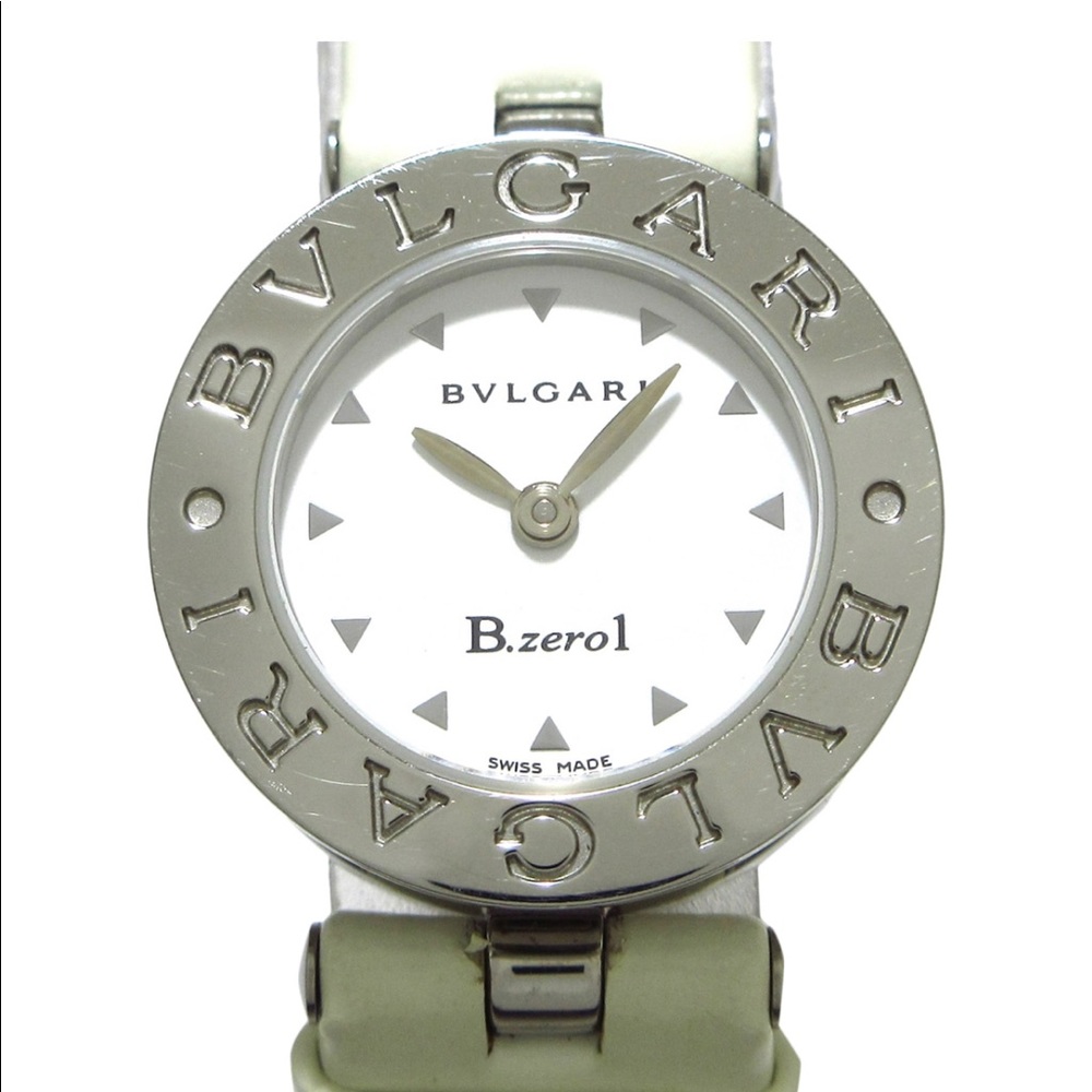 ⭐️Vintage Bvlgari⭐️ BZERO1 Women’s Watch. White Face and Stainless Steel Watch